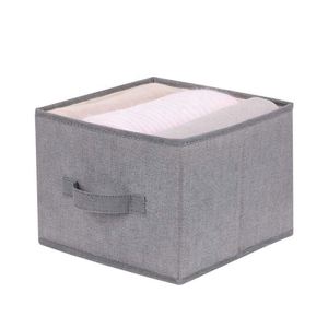 Foldable Gray Household Fabric Hanging Organizer with Drawers Behind Door Hanging Bag for Clothes - Product Image 3