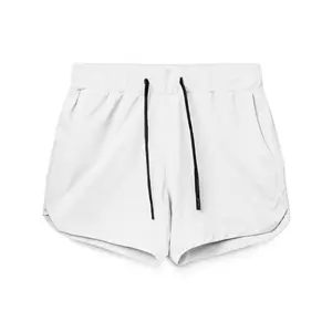 Pantaloncini da allenamento da uomo ad asciugatura rapida di nuova moda 100% poliestere traspirante pantaloncini sportivi con Logo personalizzato da basket per uomo