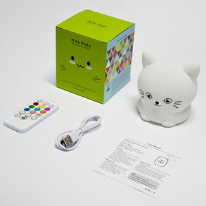 Có Thể Sạc Lại Nhựa Thủ Công Ánh Sáng Ban Đêm May Mắn Cảm Biến Chuyển Động Đèn Mèo Nhỏ Thiết Kế Cho Trang Trí Nội Thất Câu Lạc Bộ Disco Pest Control Đèn - Product Image 6