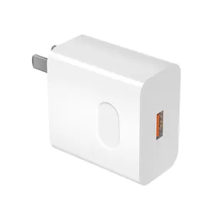 Chargeurs de téléphone portable Look classique 22.5W mur blanc USB chargeur de charge rapide pour Xiaomi HUAWEI iPhone