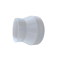 150-110 Connecteur réducteur universel blanc en matériau ABS réglable pour tuyaux dans le système de ventilation