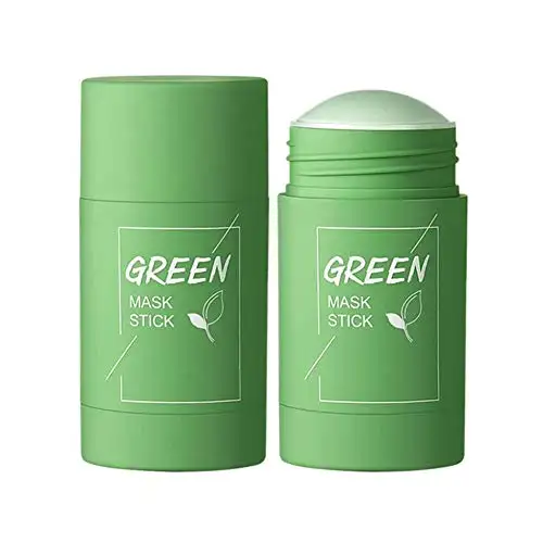 Private Label Skincare Beauty Products Repair And Acne Remove Organic Vegan Clay Face Mask Green Tea Mask Stick