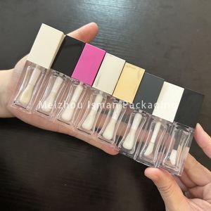 ISMAN - Botella Cuadrada de 8ml/10ml para <span class=keywords><strong>Corrector</strong></span>, con Aplicador de Brocha Grande, Envase Vacío para Brillo Labial, Etiqueta Privada, Logotipo Personalizado, Venta al Por Mayor - Product Image 3