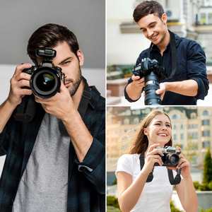 Custom 3.2cm Wide Adjustable Nylon Leather Cowboy <b>Camera</b> Shoulder Strap Modern Style for DSLR - Product Image 6