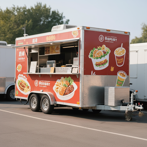 2025 camions de crème glacée restauration rétro états-unis remorque de camion de nourriture mobile à vendre avec certificat CE DOT - Product Image 1