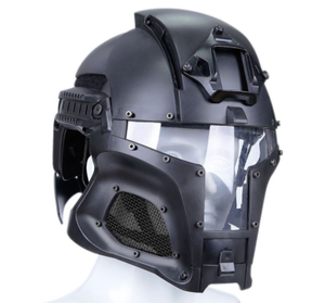 หมวกกันน็อคแบบเต็มหน้าสำหรับกิจกรรมกลางแจ้ง ยี่ห้อ Action Union Tactical Gear Equipment เหมาะสำหรับเกม CS คอสเพลย์ นักรบเหล็ก จักรยาน และมอเตอร์ไซค์ - Product Image 2