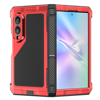 Nouvelles ventes chaudes Coque de protection en métal pliable de haute qualité avec film protecteur d'écran Robuste Durable Coque de téléphone lourde pour Galaxy Z Fold8