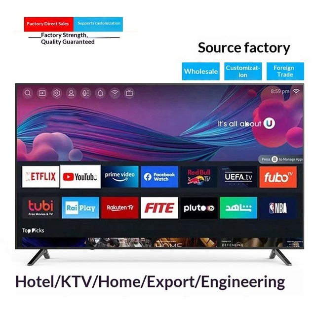WEBOS & Google System Customized LED Smart TV 32inch 43inch 55inch 65inch 75inch Hotel Foreign Trade