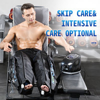 Bottes de récupération par compression d'air Bottes de massage des pieds et des jambes pour la circulation sanguine Bottes de massage des jambes par compression d'air