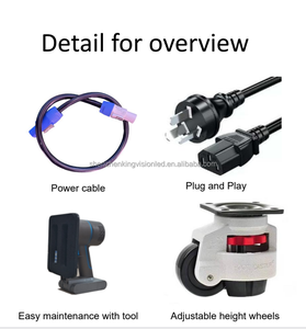 Écran LED portable KingVision 2560 mm P1.8 P2.5 pour DJ, table de DJ, écran LED pour club, affichage LED pour comptoir, module LED flexible GOB, écran LED incurvé - Product Image 4