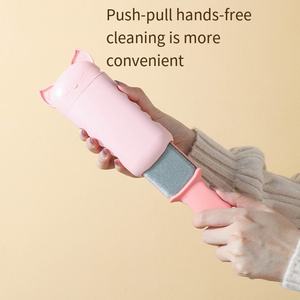 Cute Pet <b>Cat</b> Design Reusable Lint Remover Brush Pet Hair Remover Cleaner Tool Lint Roller Brush <b>for</b> <b>Clothes</b> Carpet Furniture - Product Image 3
