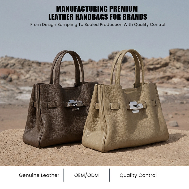 Quiet Luxury Genuine Leather Handbag for