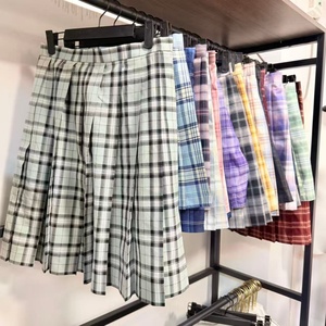 Wholesale Second-hand Female Student Plaid Pleated Skirt Uniform <strong>Dress</strong> Ukay Ukay Second-hand Clothing Store Secondhand Clothing - Product Image 5