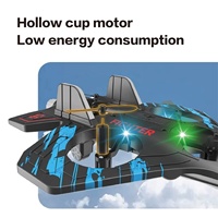 Samtoy Avion RC en mousse EPP incassable pour débutants, avec moteur de chasseur télécommandé, pour adultes