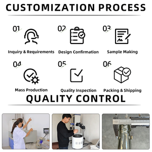 Bouteille en <span class=keywords><strong>verre</strong></span> transparente ronde de 750 ml et 1 litre pour vodka et whisky, avec bouchon en liège personnalisé, emballage haut de gamme Super Flint - Product Image 6