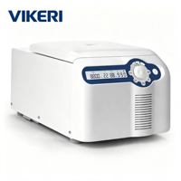 Microcentrifugeuse réfrigérée haute vitesse VIKERI D1524R, 15000 tr/min, 21380xg RCF, alliage d'aluminium pour 24 tubes de 1,5/2,0 ml