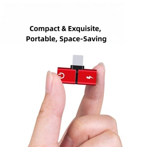 Adaptateur de charge et <span class=keywords><strong>audio</strong></span> USB-C 8 broches 2-en-1 pour téléphone portable avec convertisseur casque pour iPhone 7/8/X/XS/11/12/MAX - Product Image 6