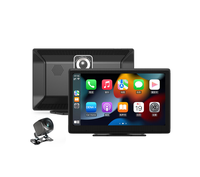 H809D Écran Carplay portable de 9 pouces à double objectif Type IPS Connectivité sans fil Carte Navigation Lecture de musique Moniteur automatique pour voiture