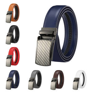 2024 HJ, venta directa de fábrica, longitud personalizada, cuero de vaca genuino, cinturón de negocios para hombres, hebilla de latón macizo de 1,77 pulgadas - Product Image 2