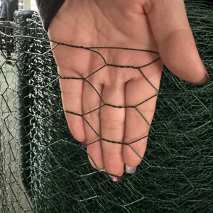 Rouleau <span class=keywords><strong>de</strong></span> grillage hexagonal <span class=keywords><strong>en</strong></span> <span class=keywords><strong>fer</strong></span> galvanisé - Grillage anti-rouille pour enclos à volailles et clôtures <span class=keywords><strong>de</strong></span> jardin - Product Image 2