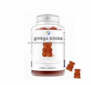Ginkgo Biloba Gummies Suplemento para el cerebro Venta caliente Gummies de extracto de Ginkgo Biloba - Product Image 1