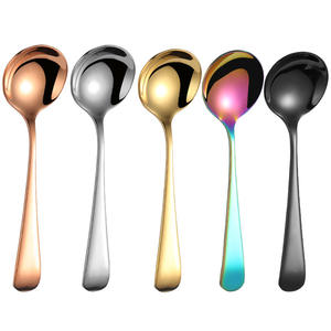 Cuillère à thé, café et glace <span class=keywords><strong>en</strong></span> acier inoxydable poli miroir élégante avec long manche, design classique pour les occasions de fête - Product Image 4