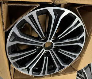 Jantes en alliage d'aluminium <span class=keywords><strong>noir</strong></span> fabriquées par flow forming Xinlin 15 <span class=keywords><strong>16</strong></span> 17 <span class=keywords><strong>pouces</strong></span> PCD 5x114.3 5X100 4X100 pour Alphard Camry Corolla Avalon - Product Image 5