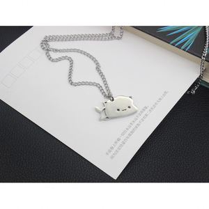 Collares de Acero Inoxidable para Parejas, Colgante de Gato Abrazado, Cadena para Hombre y Mujer, Joyería, Regalos para Amigos - Product Image 4