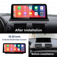 Système multimédia DVD pour voiture Linux pour BMW Série 1 E81 E82 E87 E88, écran HD 12,3 pouces, navigation GPS, Bluetooth, CarPlay, Android Auto, CCC, CIC