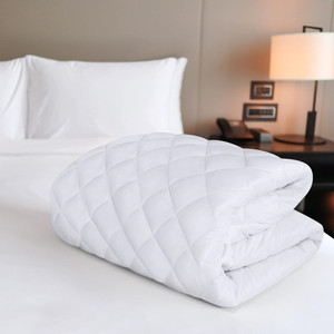 Bộ đồ giường chần được trang bị nệm Pad đàn hồi được trang bị máy có thể giặt nệm Topper OEM Kích thước nệm Protector Bìa - Product Image 5