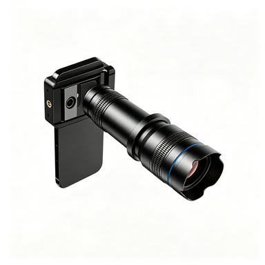 36X Optical Zoom Flexible Telephoto Lens Professional Telescope Camera for Smartphone with Aluminum Alloy Construction
