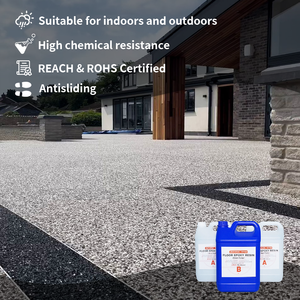 ชุดอุปกรณ์ทำทางเดินในสวนด้วยเรซิ่นผสมกรวดแบบ DIY อัตราส่วน 2:1  สารยึดเกาะอีพ็อกซี่เป็นมิตรกับสิ่งแวดล้อม สำหรับทางเดินในสวน หลุม<span class=keywords><strong>ต้นไม้</strong></span> <span class=keywords><strong>จัด</strong></span>สวน หินธรรมชาติ - Product Image 2