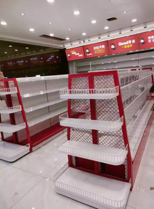 Étagères de présentation multifonctionnelles double face en acier allié durable pour supermarchés, capacité de stockage robuste de 1050 kg - Product Image 2