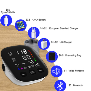 Tensiómetro digital electrónico para medir la presión arterial en la parte superior del brazo, esfigmomanómetro, tensiómetro digital - Product Image 4