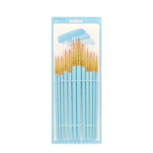 Yailong — pinceaux de <span class=keywords><strong>peinture</strong></span> pour artiste, brosse de <span class=keywords><strong>peinture</strong></span> de coloré, poignée en plastique, disponible en plusieurs couleurs, outil d'art pour enfants, offre spéciale - Product Image 6