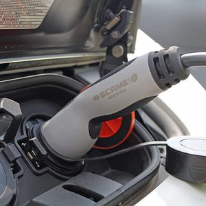 Scame 201. Cable de carga para coche eléctrico, 7,4 Kw, 32A, conexión monofásica, 5m de longitud, nueva condición, corriente 16A - Product Image 3