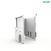 Machine de palettisation de cartons de qualité alimentaire à structure métallique haute performance pour l'optimisation des entrepôts, distributeur de palettes