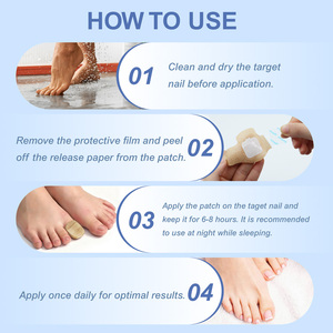 Trummed Hydrogel Nail Renewal Patch & Repair Pads (21 Patch/Paket) untuk Perbaikan Kuku Jamur, Kuku Berubah Warna/Kerusakan - Product Image 5