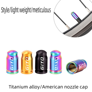 Tapa de Válvula Presta Schrader de Titanio para Bicicleta de Montaña y Carretera, Cubierta Universal Antipolvo para Vástago de Neumático - Product Image 3