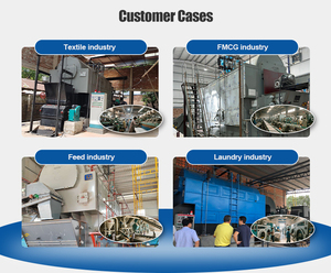 غلاية بخار صناعية أوتوماتيكية تعمل برقائق الخشب، مولد بخار أفقي متعدد الوقود يعمل بحبيبات الخشب، مصنوع من الفولاذ الكربوني - Product Image 4