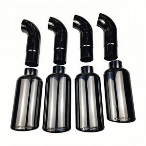 Tuyaux d'échappement à embout quadruple en acier inoxydable <span class=keywords><strong>AMG</strong></span> G 63, modification adaptée aux Mercedes-Benz Classe G W464 G500 G55 de 2006 à 2019 - Product Image 1