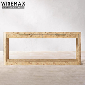 WISEMAX <span class=keywords><strong>Meuble</strong></span> de salon simple américain Poignée en bois massif <span class=keywords><strong>avec</strong></span> <span class=keywords><strong>tiroir</strong></span> armoire de rangement <span class=keywords><strong>Console</strong></span> d'<span class=keywords><strong>entrée</strong></span> pour villa d'hôtel - Product Image 2