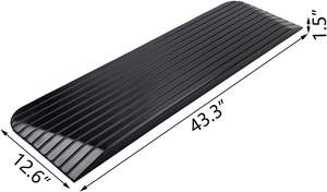 1 इंच की वृद्धि सीमा रैंप रबर डोर एंट्री रैंप डोर एंट्री रैंप डोर, स्कूटर, वॉकर और पावर चेयर के लिए - Product Image 2