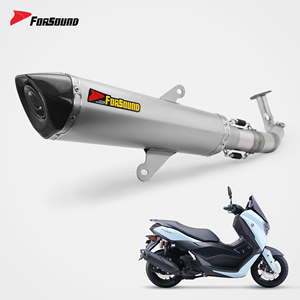 Pot d'échappement moto Forsound à prix de gros pour Yamaha NMAX155, silencieux slip-on avec <span class=keywords><strong>DB</strong></span> <span class=keywords><strong>Killer</strong></span> <span class=keywords><strong>amovible</strong></span> - Product Image 6