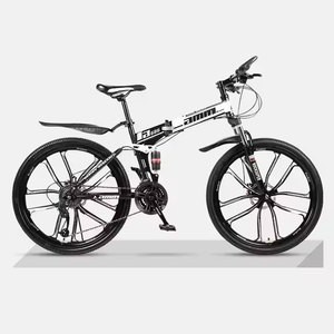 Vélo de montagne pliable en acier unisexe personnalisable 26 pouces 29 pouces 27,5 pouces 24 pouces 21 vitesses 37,1 livres Cadre 37 livres Frein à disque - Product Image 2