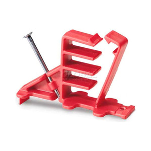 Clip Plano de Nylon MCS-20OR Rojo para Organización de Cables - Product Image 1