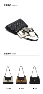 <span class=keywords><strong>Sac</strong></span> à bandoulière matelassé pour <span class=keywords><strong>femme</strong></span> avec chaîne, style Hobo, collection 2026 - Product Image 5