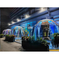 Dôme écologique Tente igloo à bulles préfabriquée Maison dôme extérieure préfabriquée