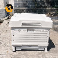 Ruche en plastique blanc double couche PP Langstroth avec stabilisateur UV, 10 cadres, en thermoplastique