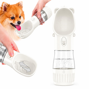 New Release Portable Travel Drinking Bottle Heat Resistance Water Bottle with Food Container for Dog <b>Cat</b> - Product Image 1